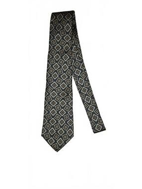 Don Loper Geometric Pattern Silk Tie